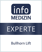 info Medizin Expertenbadge Bullhorn Lip Lift