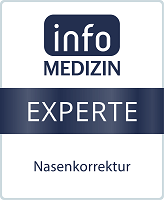 info Medizin Expertenbadge Nasenkorrektur